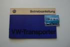 Betriebsanleitung VW Transporter / Bus T2 1975
